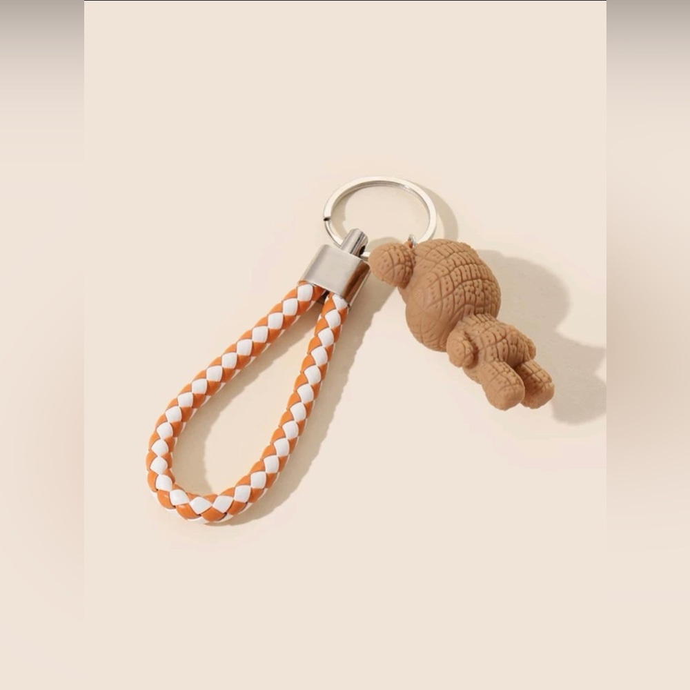 Cute Bear Keychain Charm